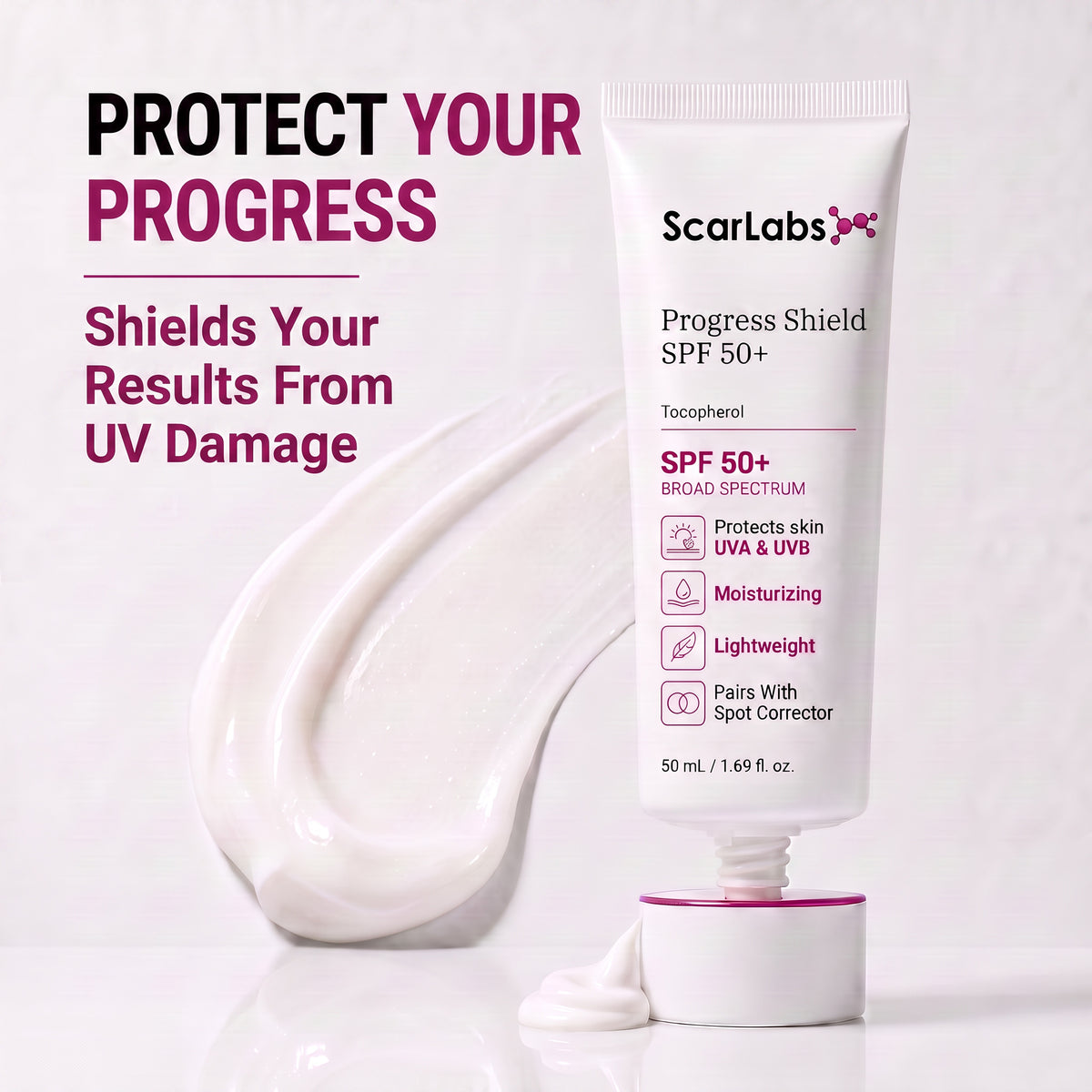 ScarLabs™ Progress Shield SPF 50+ Sunscreen
